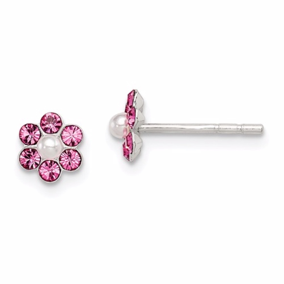 3pc Set Flower Earrings - Picture 4 of 5